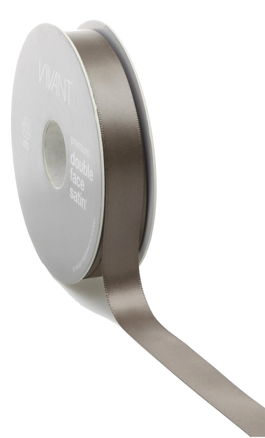 Satinband Taupe 25m Bredd 16mm