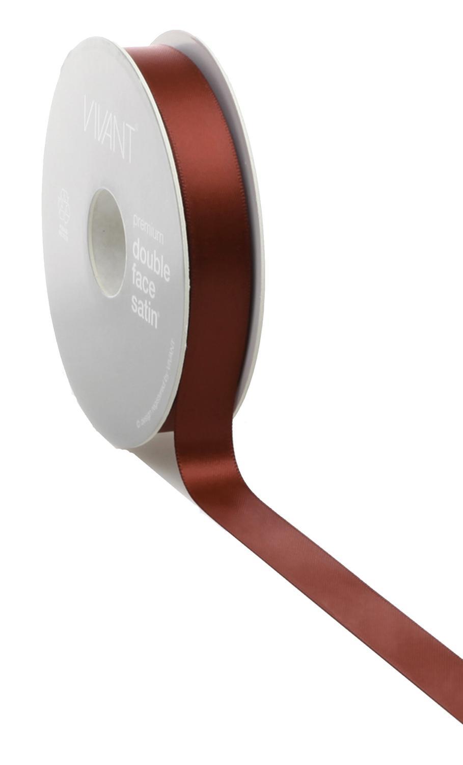 Satinband Vinröd 25m Bredd 16mm