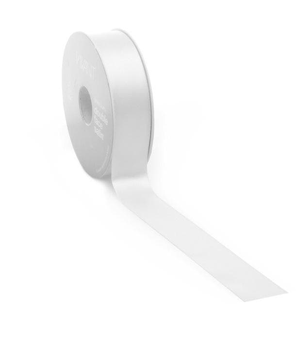Satinband vit 25m Bredd 25mm