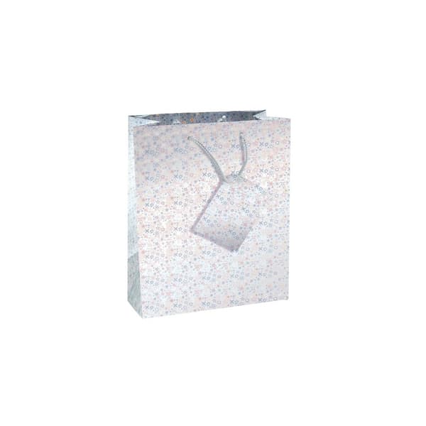 County Stationery Holografisk presentpåse (12 st) White M