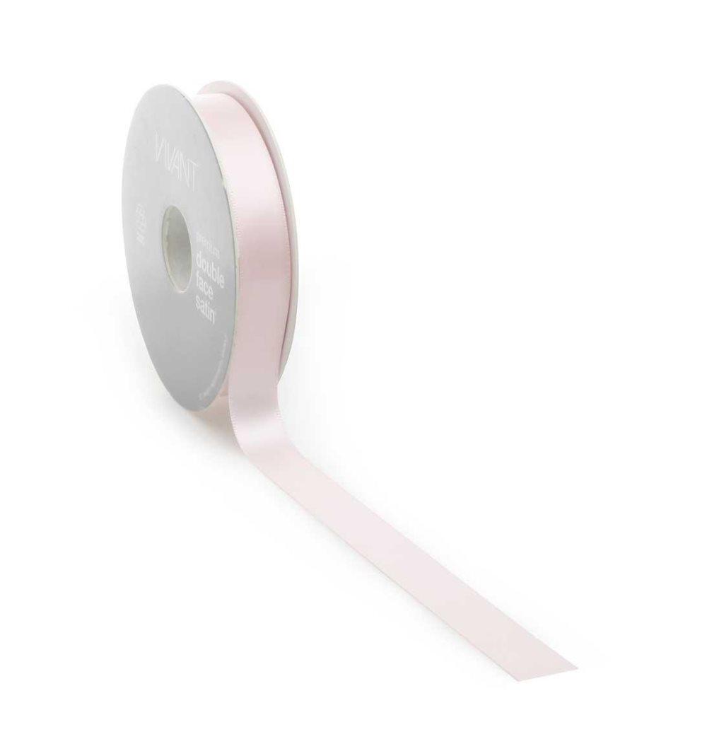 Satinband Ljus Rosa 25m Bredd 16mM