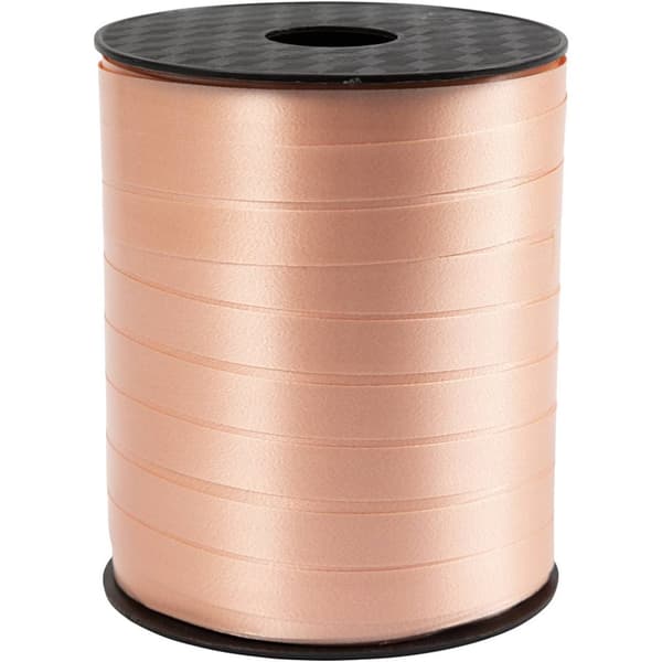Presentsnöre - B: 10 mm - Peach - Blank - 250 m
