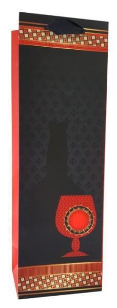 Prezentowa bottle bag 6602D 12x35x10cm p12, price for 1 pc