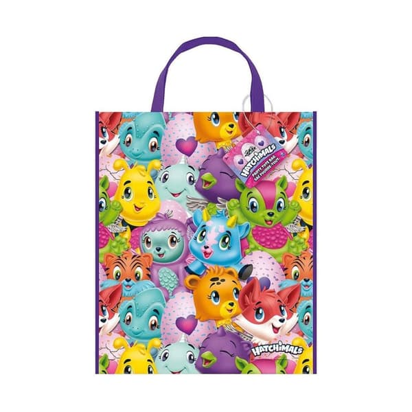 Hatchimals Plastic Gift Bag Multicoloured 13in x 11in