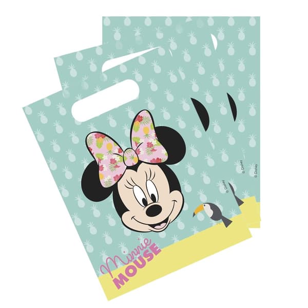 Disney Tropical Minnie Mouse Gift Bag (Pack of 6)