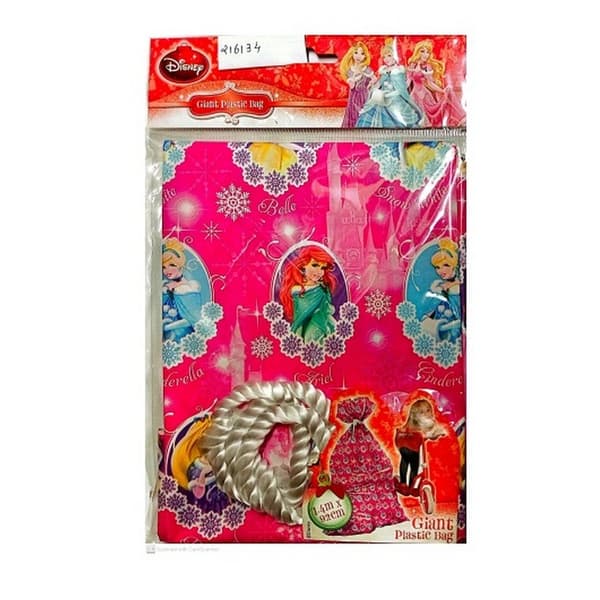Disney Princess Jättestor presentpåse i plast Multicoloured One Size