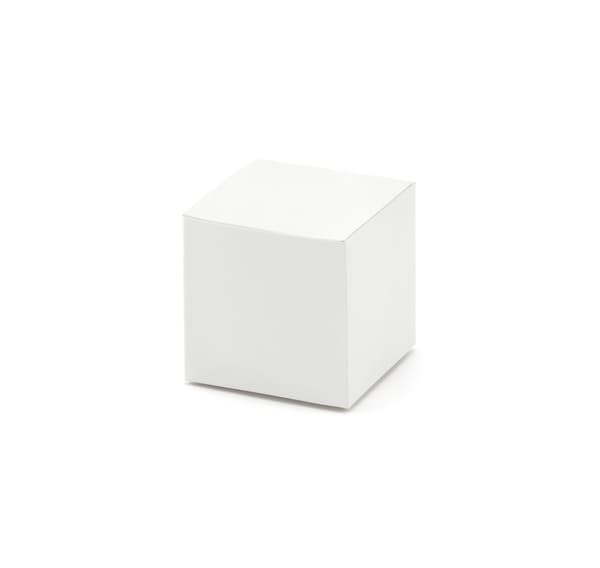 Gaveæske hvid 5*5*5 cm (10 stk pr. pakke)