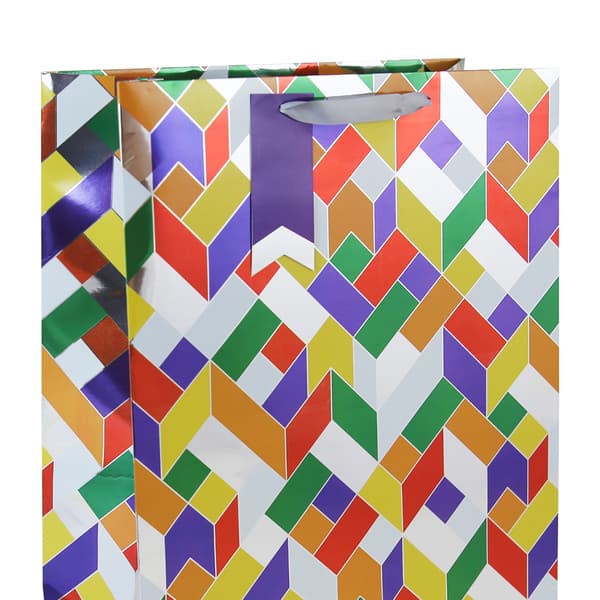 Eurowrap Generic Geometric Gift Bag (Pack of 6)