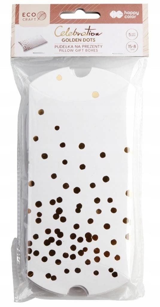 Golden Dots -lahjarasiat 15x8cm 5 kpl Happy Color 6722