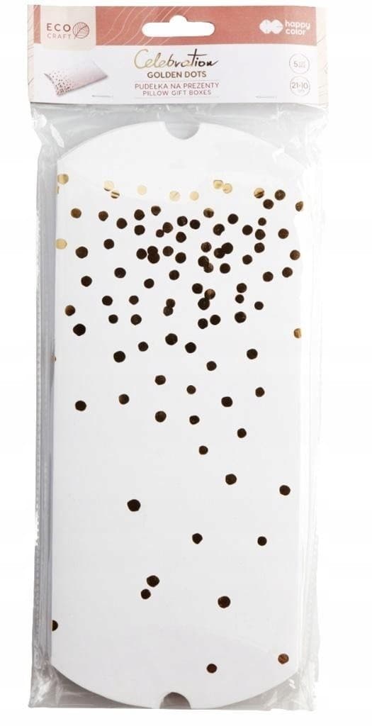 Golden Dots presentaskar 21x10cm 5 stycken Happy Color 6715