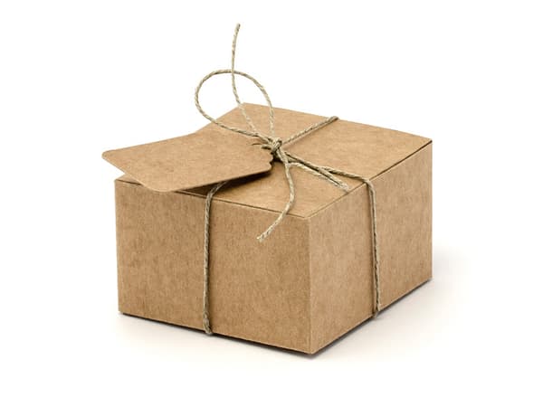 Askar med hängen, 6x5,5x3,5 cm (1 kartong / 50 förpackningar) (1 förpackning / 10 st.)