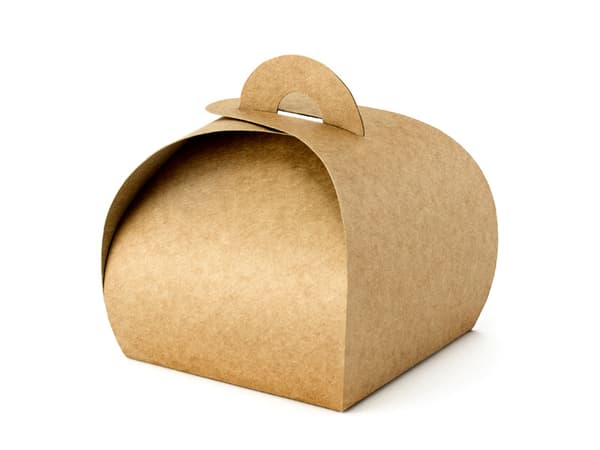 Askar, kraftpapper, 6x6x5,5 cm (1 förpackning / 10 st.)