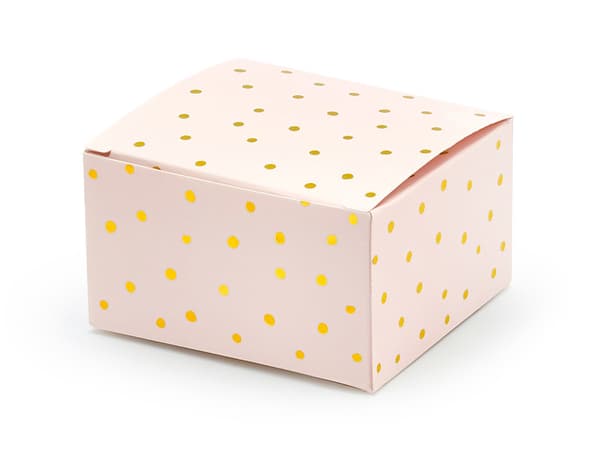 Dots-askar, ljusrosa, 6x3,5x5,5cm (1 förpackning / 10 st.)