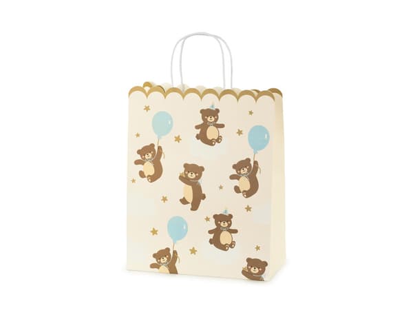 Bamse gavepose, blandet, 26x32,5x13 cm