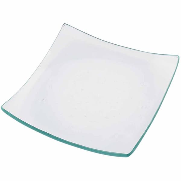 Ljusfat av Glas - Kvadratisk Design - 11,5 x 11,5 cm - 12 st