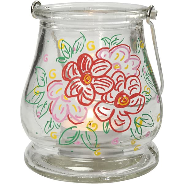 Ljushållare Glas - H: 10 cm, Dia: 9 cm - 12 st