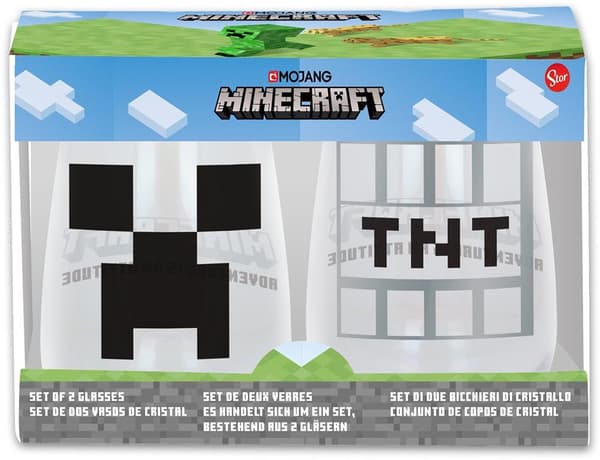 Minecraft Glasses 2 pcs