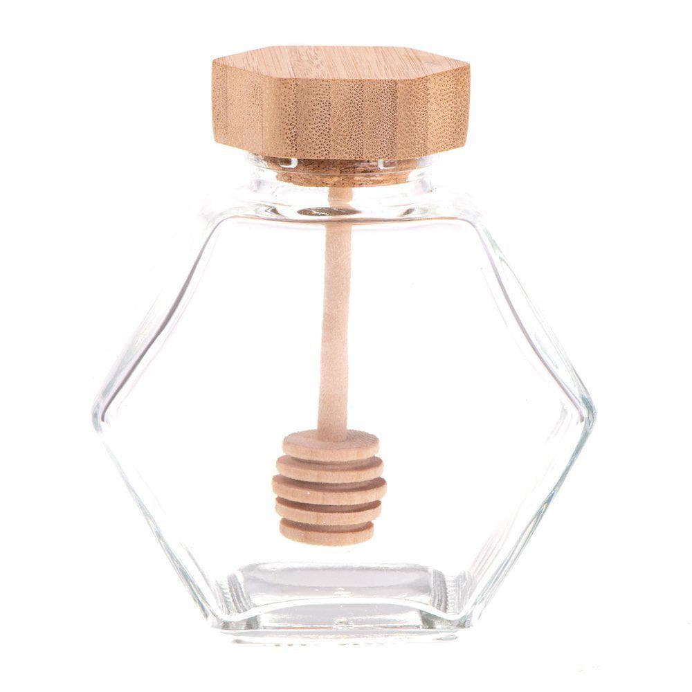 Honungsburk i Glas - Hexagon