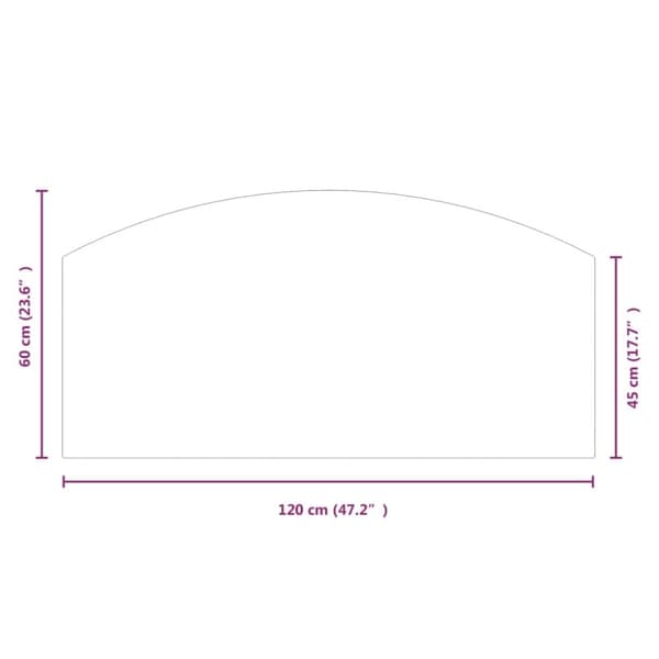 vidaXL Glassplate for peis 120x60 cm