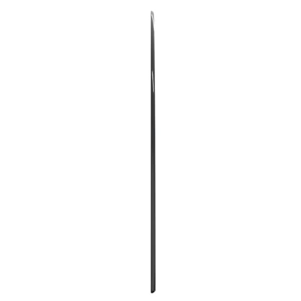 vidaXL Takan lasilevy puolipyöreä 1000x600 mm