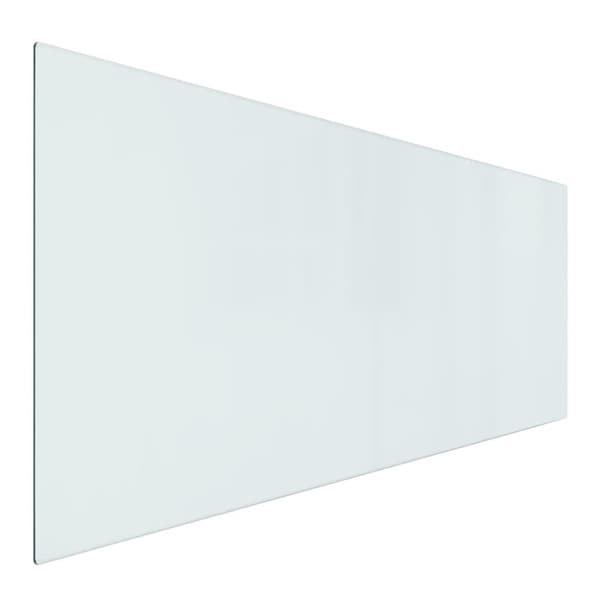 vidaXL Glasskiva för öppen spis rektangulär 120x50 cm