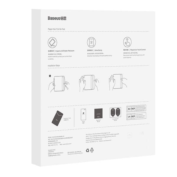 Tempered Glass Baseus Corning 0.4 mm for Pad 10.2"/Air3 10.5"