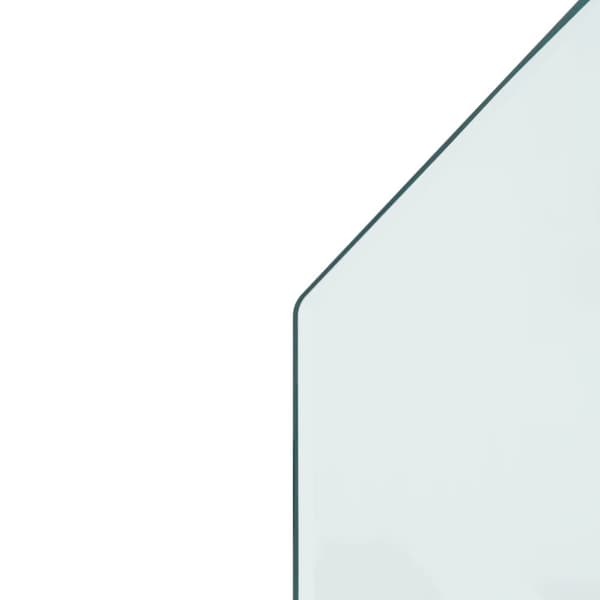 vidaXL Takan lasilevy kuusikulmio 100x60 cm -  Lasi