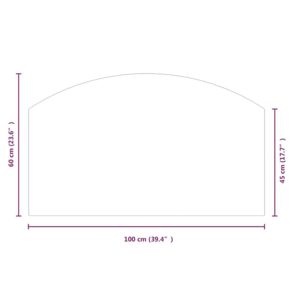 vidaXL Takan lasilevy 100x60 cm -  Lasi