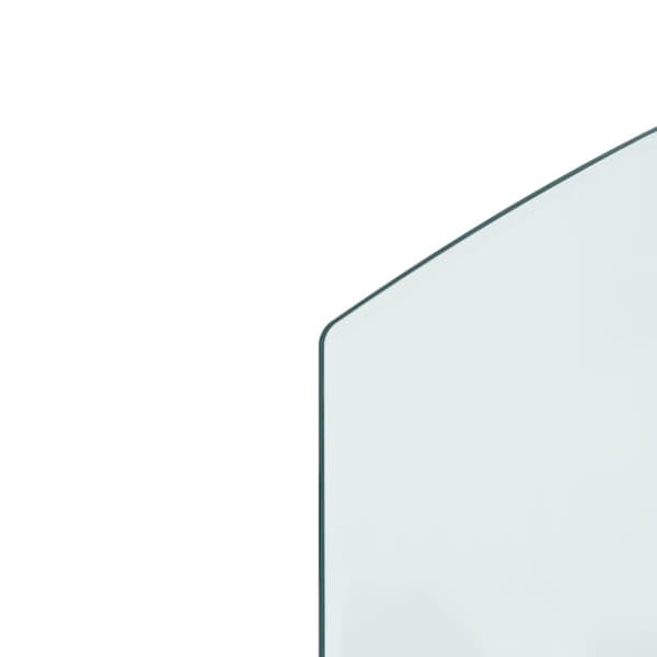 Glas - Living Glasskiva för öppen spis 100x60 cm