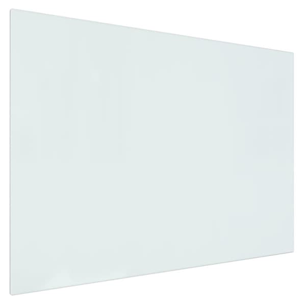 Glasskiva för öppen spis rektangulär 80x60 cm