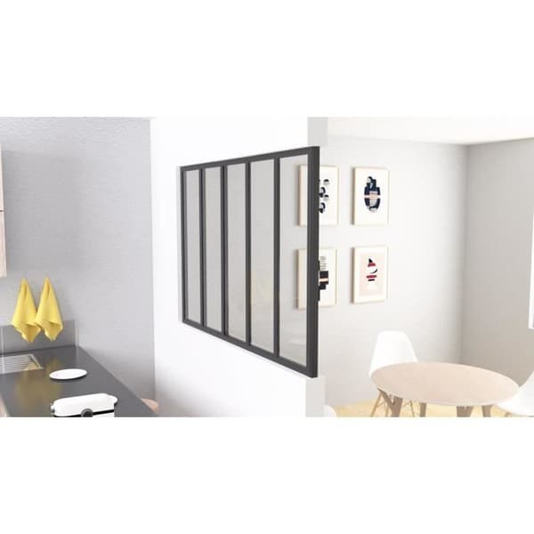 Avslutningsstolpe - OPTIMAL - H50 X 31 cm - Svart