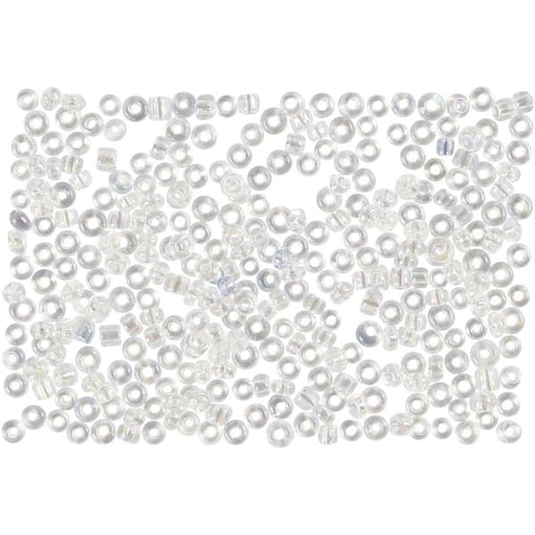 Seed Beads - 1,7 mm - Vit - 25 gram