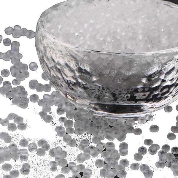 60 gram frostade seed glaspärlor 3 mm