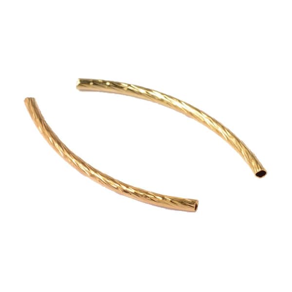 90 guldfärg böjda rör 35*2 mm