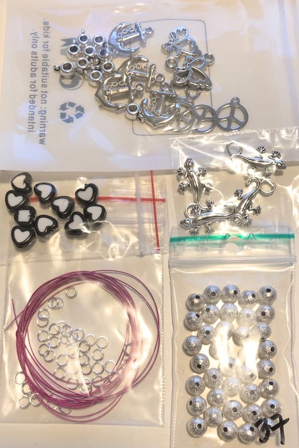 multi design prova på paket pärlor
