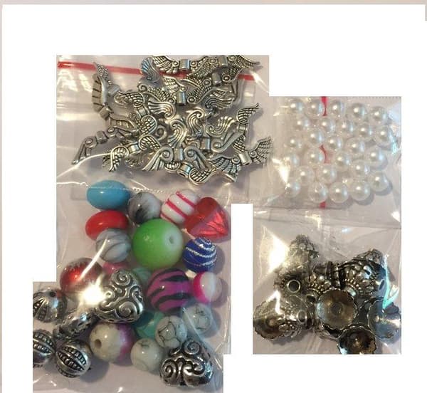 kit göra egna änglar 25 st smyckelstillverkning mix