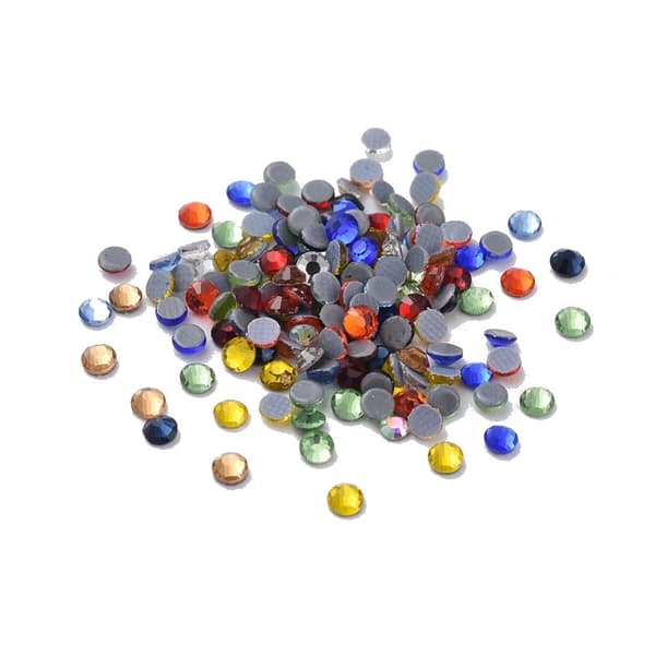 500 hotfix rhinestones 2,8 i mm färgade