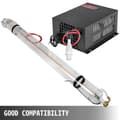 Miniatyrbild 3 av 5: 1230mm 80W TEMOO-läge CO2-glaslaserrör + 80W laserströmförsörjningssats