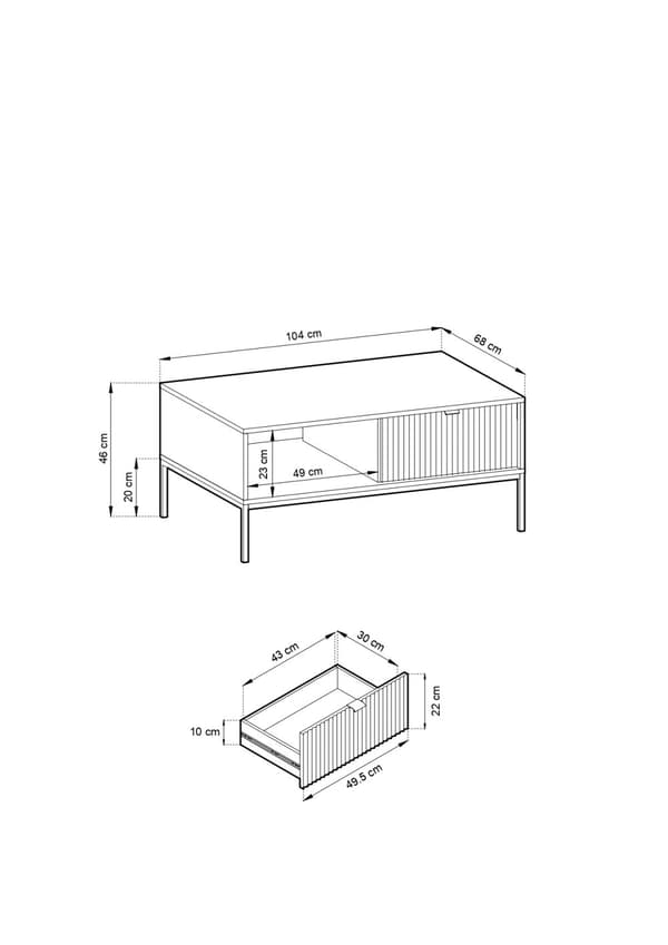 Kommode: tre skuffer, tre låger, seks hylder, Farve: sort, rammefarve: sort Møbelmål: bredde: 154 cm, højde: 83 cm, dybde: 39 cm,