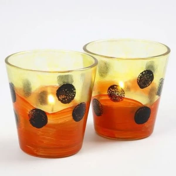 Glasfärg transparent - Mixade Färger - 10 x 35 ml