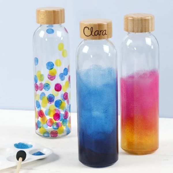 Glasfärg transparent - Mixade Färger - 10 x 35 ml