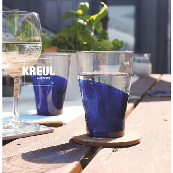 KREUL Glas och porslinsfärg Clear - Mixade färger - 6x20 ml