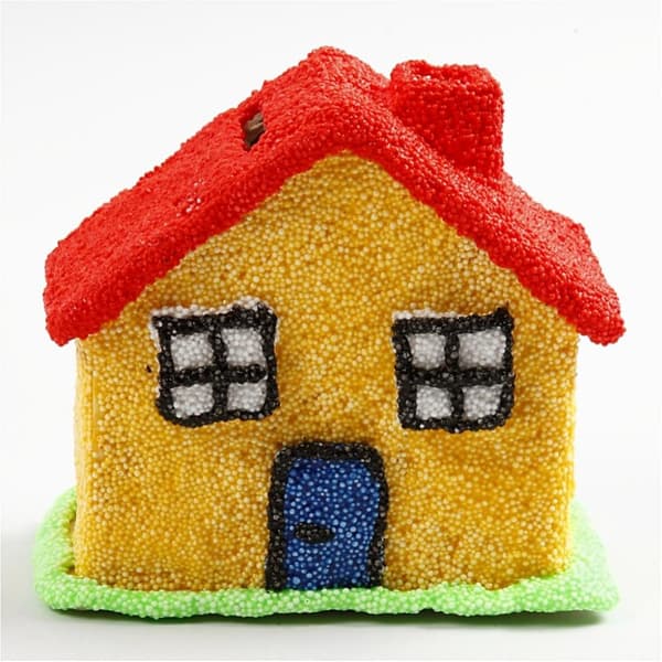 Sparhus - stl. 10,1x10x5,4 cm - Plywood - 10 st