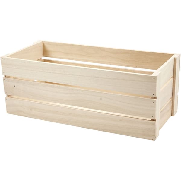 Äppellåda - stl. 45x20 cm - H: 17 cm