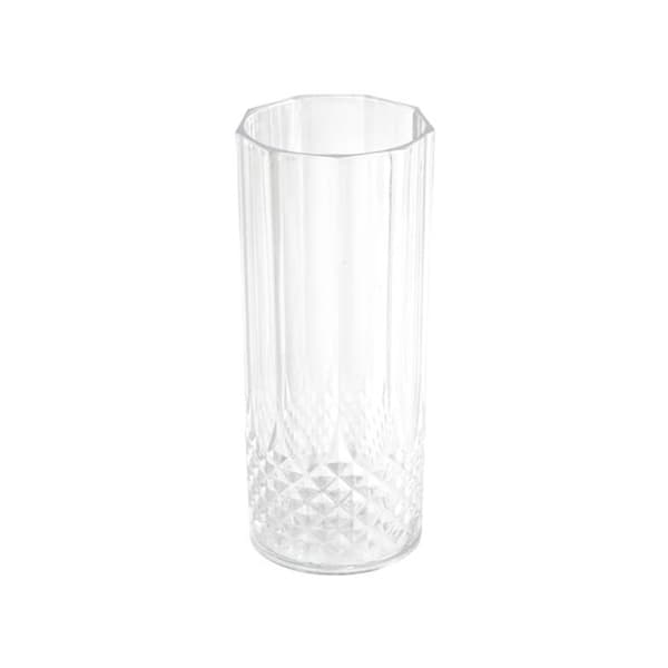 Gjenbrukbare long drink-glass i plast, 40 cl - 6-pakning