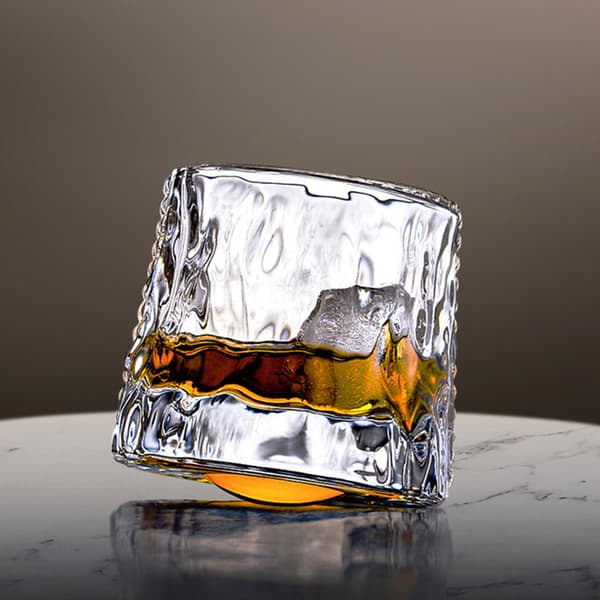 Roterende whiskyglass / tumblerglass 360 grader