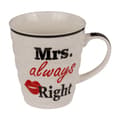 Miniatyrbillede 3 af 5: Porcelænskrus - Mr Right & Mrs Always Right