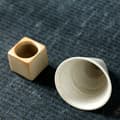 Miniatyrbillede 4 af 5: Kegleformet krus med stativ - Hvid
