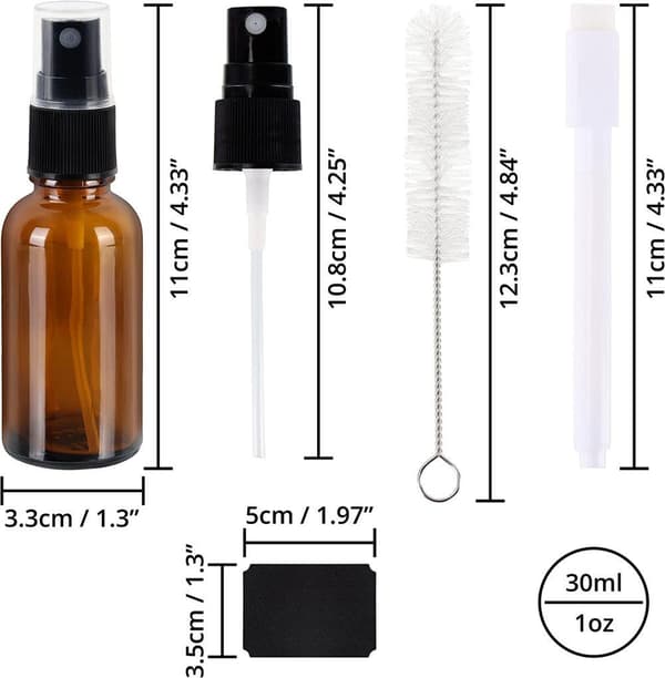 Sprayflaskor Glas 30 ml 24-pack BELLE VOUS
