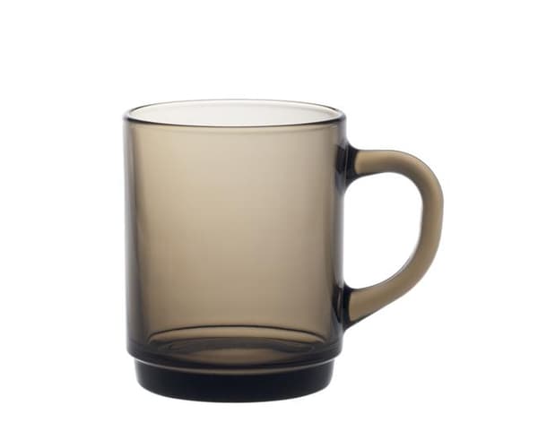 VERSAILLES SEPIA glas med håndtag, 0,26L, brun, 6 stk., o72x(H)89mm Grundvariant